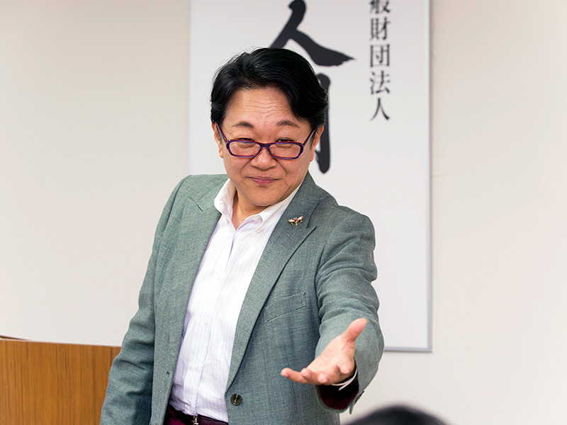 ヤングセミナーでの仲野塾長