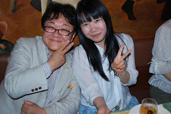 塾長とツーショット！