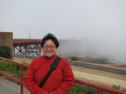 金門橋のたもとで五里霧中