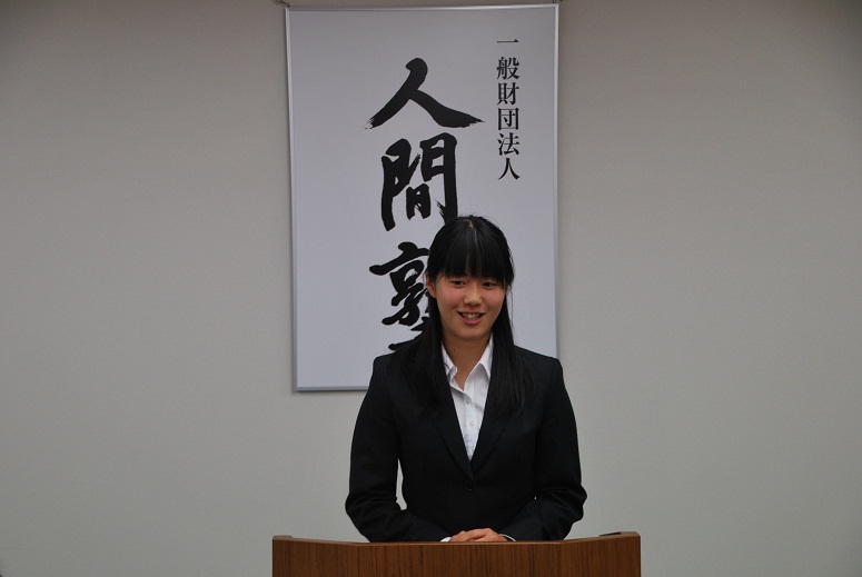 入塾後の内面の変化を語る