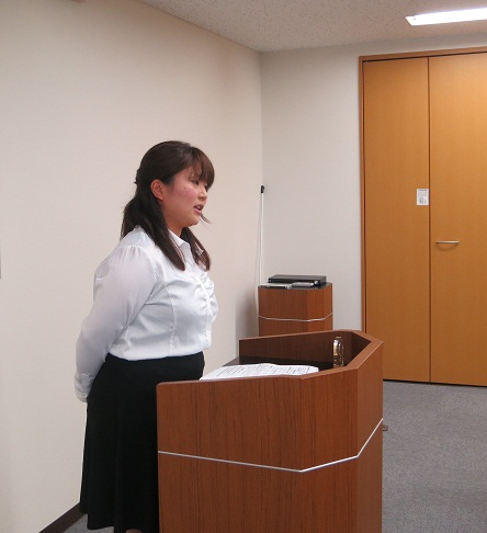 第1期奨学生の今井田さん
