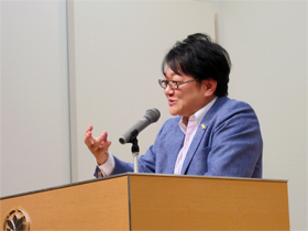 熱く語る仲野塾長