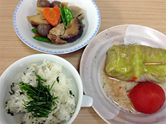 春らしいお食事をいただきました