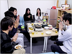 2013年度ヤングセミナー:セミナー前の腹ごしらえ
