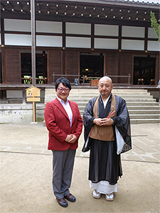 お世話下さった教学部長の朝比奈惠温師