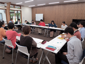 人間塾2014年軽井沢合宿:最終日のセッション、スタート