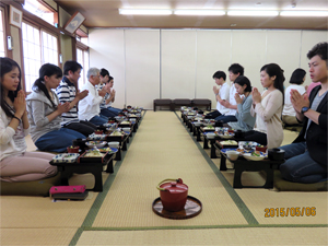 人間塾2015年度小豆島・遍路研修：精進上げの始まり