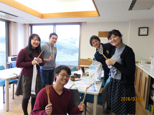 人間塾2015年度まとめ合宿：片づけも全員で