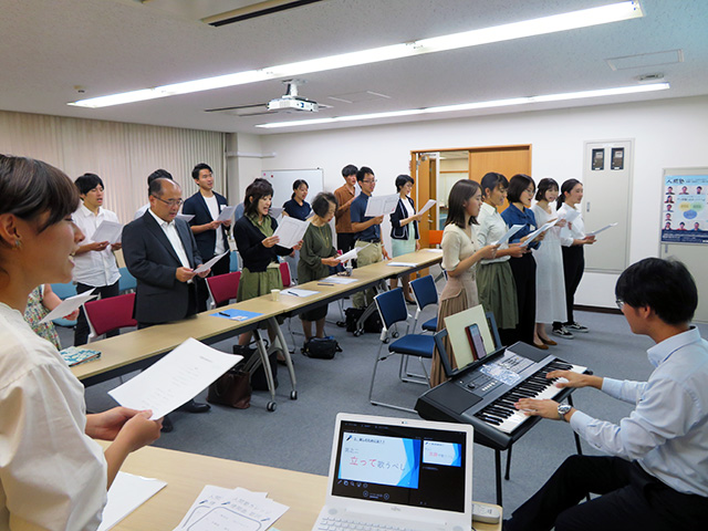 人間塾カレッジ2019年度:みんなで合唱