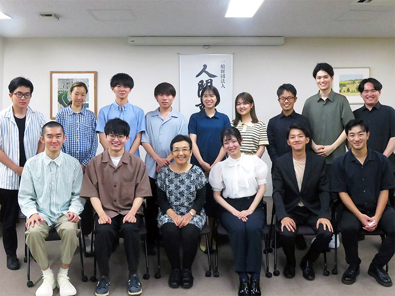 人間塾2023年度ヤングセミナー:髙橋先生と塾生