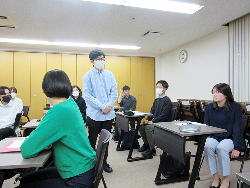 人間塾2024年度ヤングセミナー:勝野さんへ自己紹介